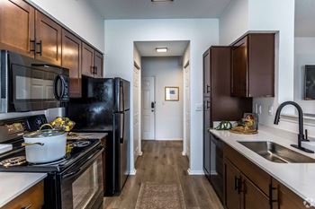 Brushed nickel hardware